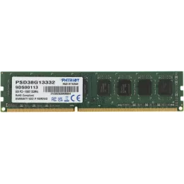 Память DDR3 8Gb 1333MHz Patriot PSD38G13332 RTL PC3-10600 CL9 DIMM 240-pin 1.5В dual rank Ret