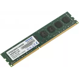 Память DDR3 8Gb 1333MHz Patriot PSD38G13332 RTL PC3-10600 CL9 DIMM 240-pin 1.5В dual rank Ret