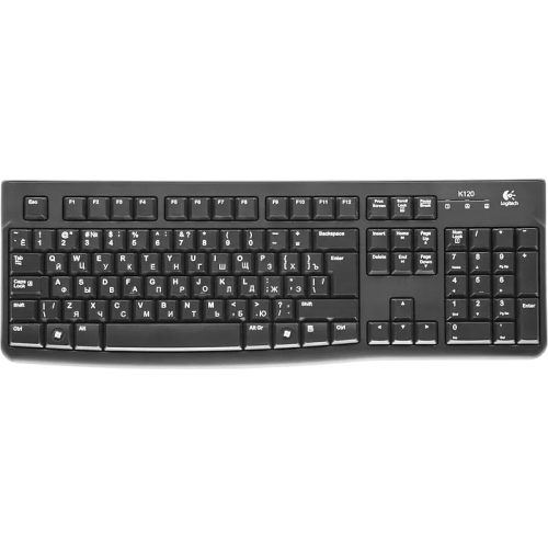 Клавиатура + мышь Logitech MK120 клав:черный мышь:черный/серый USB (920-002561)