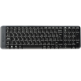 Клавиатура + мышь Logitech MK220 клав:черный мышь:черный USB беспроводная (920-003169)
