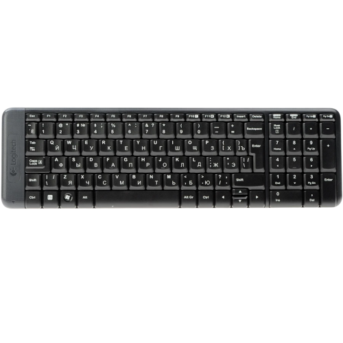 Клавиатура + мышь Logitech MK220 клав:черный мышь:черный USB беспроводная (920-003169)