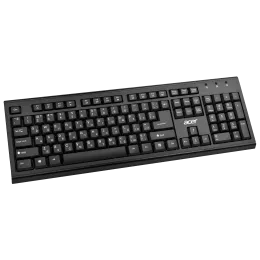 Клавиатура + мышь Acer OKR120 клав:черный мышь:черный USB беспроводная Multimedia (ZL.KBDEE.007)