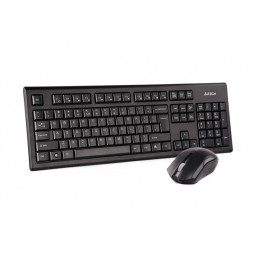 Клавиатура + мышь A4Tech 3000NS клав:черный мышь:черный USB беспроводная Multimedia