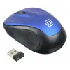 Мышь Оклик 665MW черный/синий оптическая 1600dpi беспров. USB для ноутбука 3but (1025132)