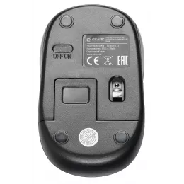 Мышь Оклик 665MW черный/синий оптическая 1600dpi беспров. USB для ноутбука 3but (1025132)