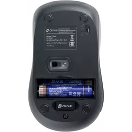 Мышь Оклик 675MW черный оптическая 1200dpi беспров. USB для ноутбука 3but (1025915)