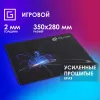 Коврик для мыши Оклик OK-FP0350 Средний черный 350x280x2мм