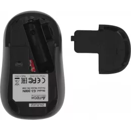 Мышь A4Tech G3-300N черный оптическая 1200dpi беспров. USB для ноутбука 3but (G3-300N (BLACK))
