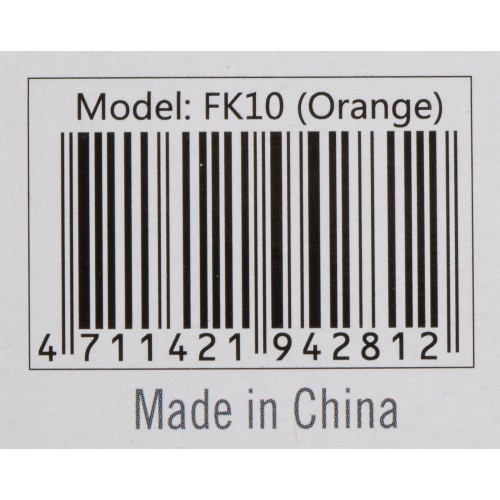 Клавиатура A4Tech FK10 черный/оранжевый USB (FK10 ORANGE) кабель 1.5м