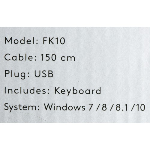 Клавиатура A4Tech FK10 черный/оранжевый USB (FK10 ORANGE) кабель 1.5м