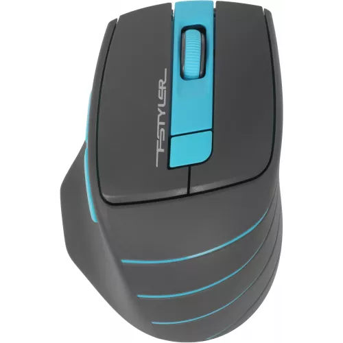 Мышь A4Tech Fstyler FG30 серый/синий оптическая 2000dpi беспров. USB 6but (FG30 BLUE)