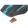 Мышь A4Tech Fstyler FG30 серый/синий оптическая 2000dpi беспров. USB 6but (FG30 BLUE)