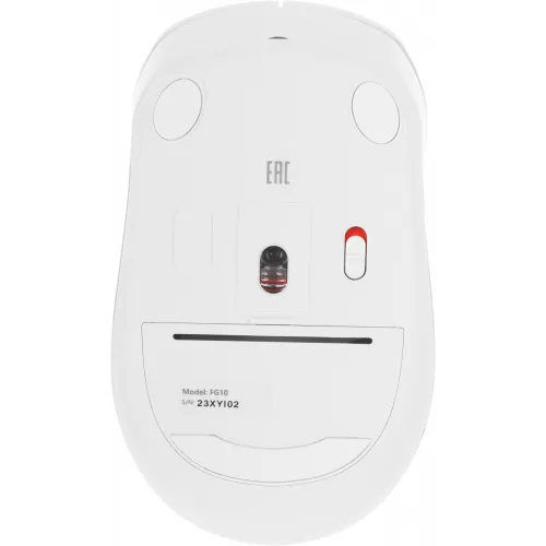 Мышь A4Tech Fstyler FG10 белый/серый оптическая 2000dpi беспров. USB 3but (FG10 WHITE)