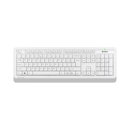 Клавиатура + мышь A4Tech Fstyler FG1010 клав:белый/серый мышь:белый/серый USB беспроводная Multimedia (FG1010 WHITE)