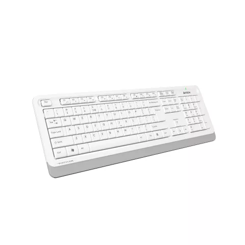 Клавиатура + мышь A4Tech Fstyler FG1010 клав:белый/серый мышь:белый/серый USB беспроводная Multimedia (FG1010 WHITE)