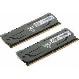 Память DDR4 2x8Gb 3733MHz Patriot PVS416G373C7K Viper Steel RTL Gaming PC4-29800 CL17 DIMM 288-pin 1.35В single rank с радиатором Ret