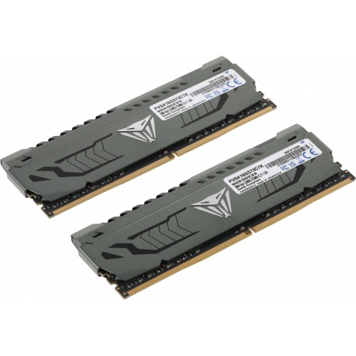 Память DDR4 2x8Gb 3733MHz Patriot PVS416G373C7K Viper Steel RTL Gaming PC4-29800 CL17 DIMM 288-pin 1.35В single rank с радиатором Ret