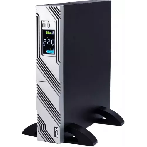 Источник бесперебойного питания Powercom Smart King RT SRT-2000A LCD 1800Вт 2000ВА черный