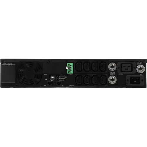 Источник бесперебойного питания Powercom Smart King RT SRT-2000A LCD 1800Вт 2000ВА черный