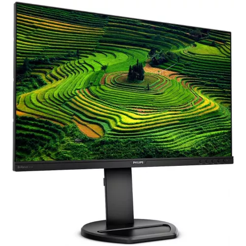 Монитор Philips 23.8" 241B8QJEB (00/01) черный IPS LED 16:9 DVI HDMI M/M матовая HAS Piv 1000:1 250cd 178гр/178гр 1920x1080 75Hz VGA DP FHD USB 4.97кг