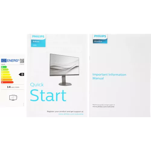Монитор Philips 23.8" 241B8QJEB (00/01) черный IPS LED 16:9 DVI HDMI M/M матовая HAS Piv 1000:1 250cd 178гр/178гр 1920x1080 75Hz VGA DP FHD USB 4.97кг