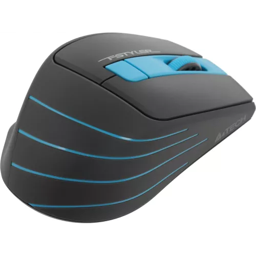 Мышь A4Tech Fstyler FG30S серый/синий оптическая 2000dpi silent беспров. USB 5but (FG30S BLUE)