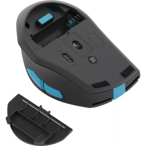 Мышь A4Tech Fstyler FG30S серый/синий оптическая 2000dpi silent беспров. USB 5but (FG30S BLUE)