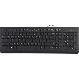 Клавиатура Lenovo 300 черный USB для ноутбука (GX30M39684) кабель 1.8м