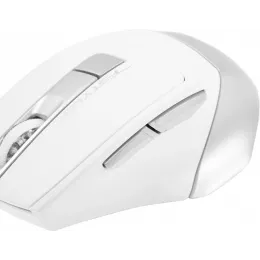 Мышь A4Tech Fstyler FB35 белый/серый оптическая 2000dpi беспров. BT/Radio USB для ноутбука 6but (FB35 ICY WHITE)