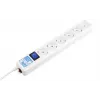 Сетевой фильтр Powercube SPL(5+1)-16B-P-3M-WHITE 3м (6 розеток) белый (коробка)
