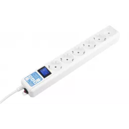 Сетевой фильтр Powercube SPL(5+1)-16B-P-3M-WHITE 3м (6 розеток) белый (коробка)