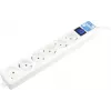 Сетевой фильтр Powercube SPL(5+1)-16B-P-3M-WHITE 3м (6 розеток) белый (коробка)