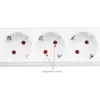 Сетевой фильтр Powercube SPL(5+1)-16B-P-3M-WHITE 3м (6 розеток) белый (коробка)