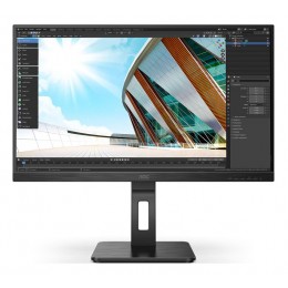 Монитор AOC 27" Professional 27P2Q черный IPS LED 16:9 DVI HDMI M/M матовая HAS Piv 300cd 178гр/178гр 1920x1080 75Hz VGA DP FHD USB 5.49кг