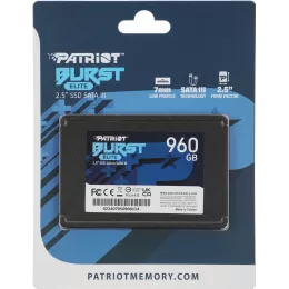 Накопитель SSD Patriot SATA-III 960GB PBE960GS25SSDR Burst Elite 2.5"