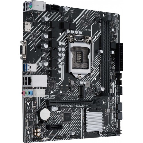 Материнская плата Asus PRIME H510M-K Soc-1200 Intel H510 2xDDR4 mATX AC`97 8ch(7.1) GbLAN+VGA+HDMI