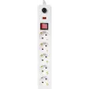 Сетевой фильтр IEK СФ-05К 1.5м (5 розеток) белый (коробка)