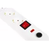 Сетевой фильтр IEK СФ-05К 1.5м (5 розеток) белый (коробка)