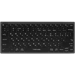 Клавиатура A4Tech FBX51C серый USB беспроводная BT/Radio slim Multimedia для ноутбука (FBX51C GREY)