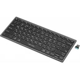 Клавиатура A4Tech FBX51C серый USB беспроводная BT/Radio slim Multimedia для ноутбука (FBX51C GREY)