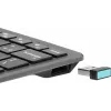 Клавиатура A4Tech FBX51C серый USB беспроводная BT/Radio slim Multimedia для ноутбука (FBX51C GREY)