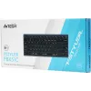 Клавиатура A4Tech FBX51C серый USB беспроводная BT/Radio slim Multimedia для ноутбука (FBX51C GREY)