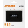 Накопитель SSD Digma SATA-III 512GB DGSR2512GP13T Run P1 2.5"