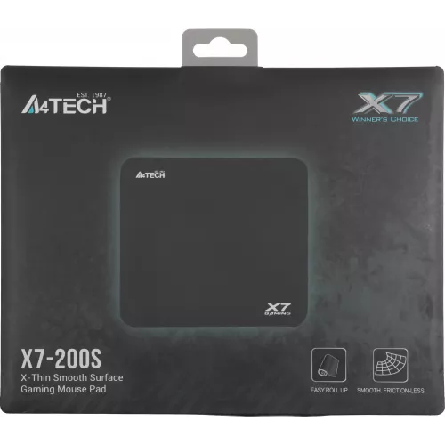 Коврик для мыши A4Tech X7 Pad X7-200S Мини черный 250x200x2мм