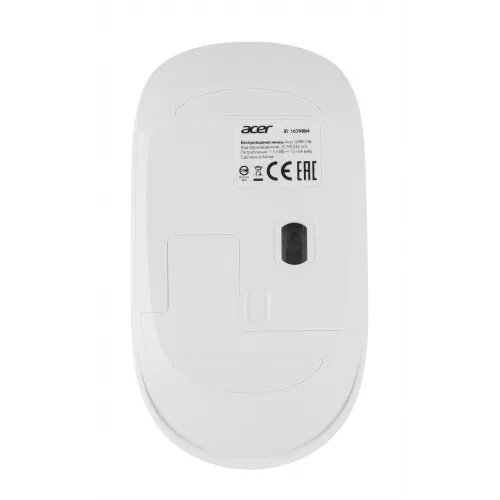 Мышь Acer OMR138 белый оптическая 1600dpi беспров. USB 3but (ZL.MCEEE.01L)