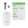 Мышь Acer OMR138 белый оптическая 1600dpi беспров. USB 3but (ZL.MCEEE.01L)