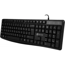 Клавиатура Оклик 145M черный USB (1659983) кабель 1.85м