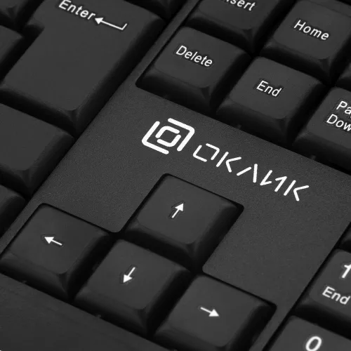 Клавиатура Оклик 145M черный USB (1659983) кабель 1.85м