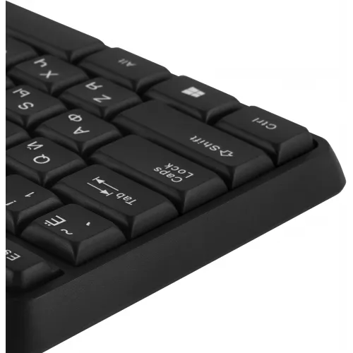 Клавиатура Оклик 145M черный USB (1659983) кабель 1.85м