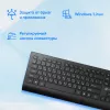 Клавиатура Оклик 155M черный USB slim (подставка для запястий) (1678057) кабель 1.6м
